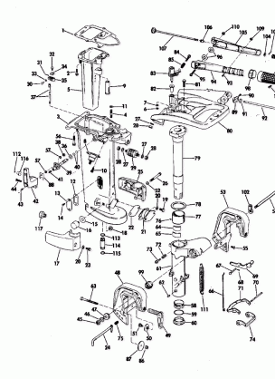 EXHAUST HOUSING-25 HP