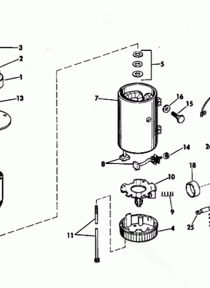 ELECTRIC STARTER & SOLENOID PRESTOLITE MODELS MGD-4110