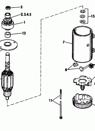 ELECTRIC STARTER PRESTOLITE MODELS MKW 4001