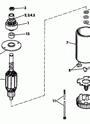 ELECTRIC STARTER PRESTOLITE MODELS MKW 4001