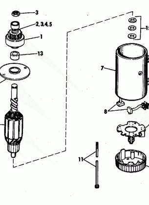 ELECTRIC STARTER PRESTOLITE MODELS MKW 4001