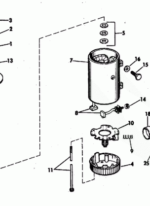 ELECTRIC STARTER & SOLENOID PRESTOLITE MODELS MGD-4110