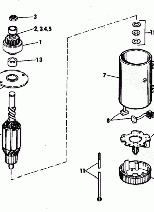 ELECTRIC STARTER PRESTOLITE MODELS MKW 4001