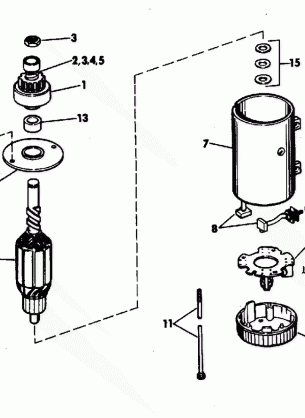 ELECTRIC STARTER PRESTOLITE MODELS MKW 4001