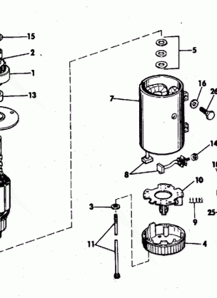 ELECTRIC STARTER & SOLENOID PRESTOLITE MODELS MGD-4007