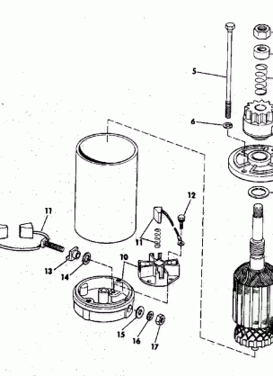 ELECTRIC STARTER AMERICAN BOSCH SMH 12B43