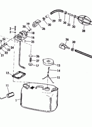 FUEL TANK - 6 GALLON