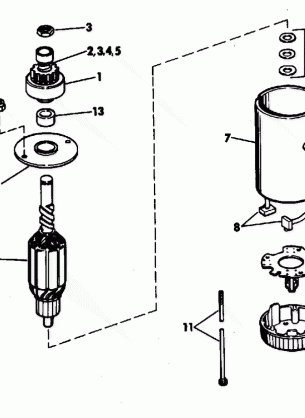 ELECTRIC STARTER PRESTOLITE MODELS MKW4001