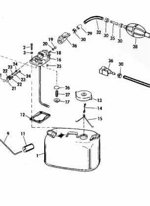 FUEL TANK-6 GALLON