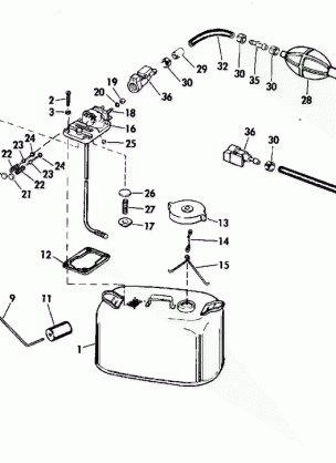 FUEL TANK-6 GALLON