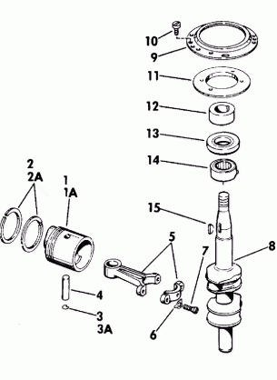 CRANKSHAFT AND PISTON