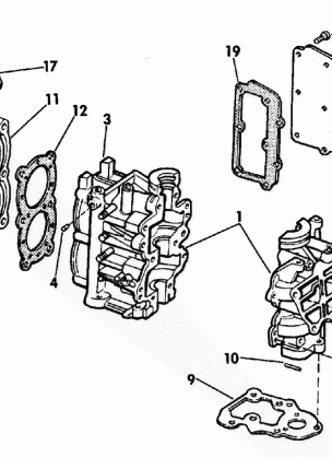 CYLINDER AND CRANKCASE