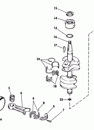 CRANKSHAFT AND PISTON