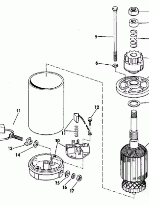 ELECTRIC STARTER AMERICAN BOSCH SMH 12B43