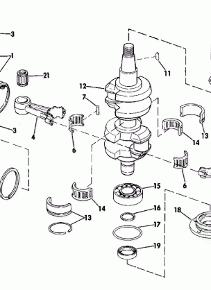 CRANKSHAFT AND PISTON