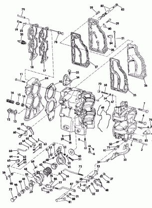 CYLINDER AND CRANKCASE