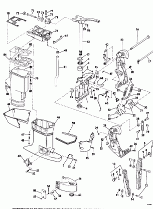 EXHAUST HOUSING-15'' TRANSOM