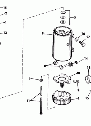 ELECTRIC STARTER & SOLENOID PRESTOLITE MODELS MGD-4110