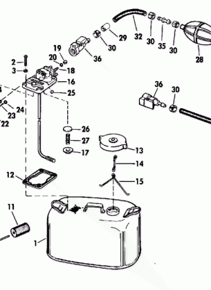 FUEL TANK - 6 GALLON