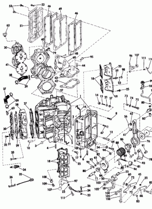 CYLINDER AND CRANKCASE