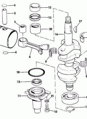 CRANKSHAFT AND PISTON