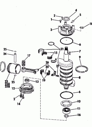 CRANKSHAFT AND PISTON