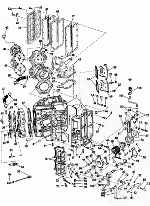 CYLINDER AND CRANKCASE