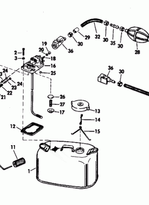 FUEL TANK - 6 GALLON