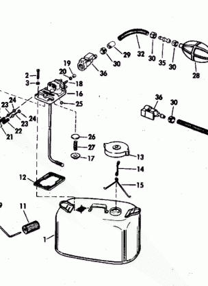 FUEL TANK-6 GALLON