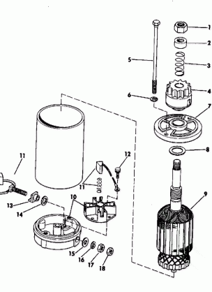 ELECTRIC STARTER AMERICAN BOSCH SMH 12B43