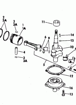 CRANKSHAFT AND PISTON