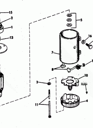 ELECTRIC STARTER & SOLENOID PRESTOLITE MODELS MGD-4007