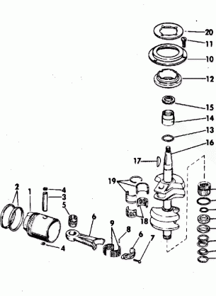 CRANKSHAFT AND PISTON