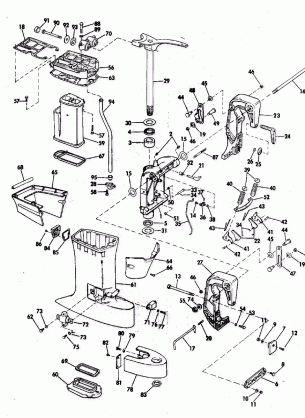 EXHAUST HOUSING ELECTRIC START