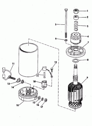 ELECTRIC STARTER AMERICAN BOSCH SMH 12B41 & SMH 12B43