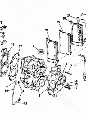 CYLINDER AND CRANKCASE