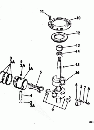 CRANKSHAFT AND PISTON