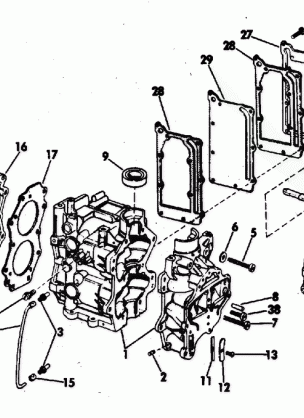 CYLINDER AND CRANKCASE