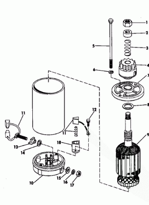 ELECTRIC STARTER AMERICAN BOSCH SMH 12B41