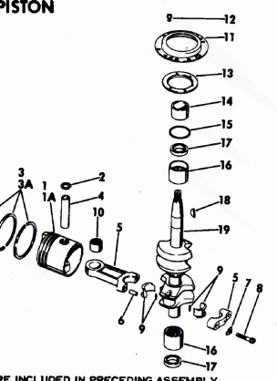 CRANKSHAFT & PISTON