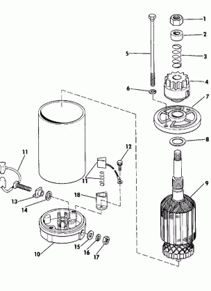 ELECTRIC STARTER GROUP AMERICAN BOSCH SMH 12341