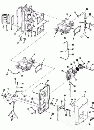 INTAKE MANIFOLD AND CARBURETOR GROUP