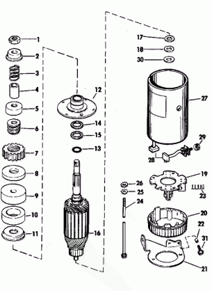 ELECTRIC STARTER GROUP ELECTRIC SHIFT