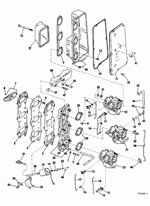 INTAKE MANIFOLD AND CARBURETOR GROUP