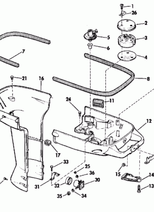 LOWER MOTOR COVER GROUP ELECTRIC SHIFT