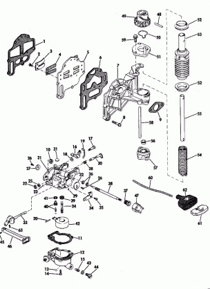 CARBURETOR AND STARTER GROUP