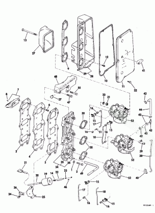 INTAKE MANIFOLD AND CARBURETOR GROUP