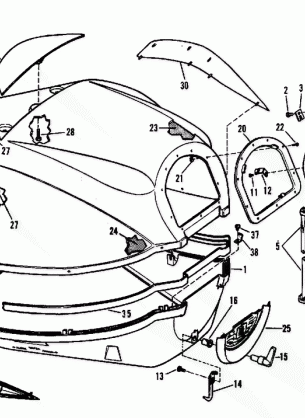 MOTOR COVER GROUP ELECTRIC SHIFT