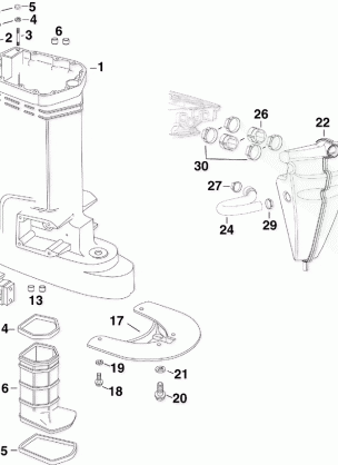 EXHAUST HOUSING & MUFFLER