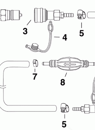 FUEL HOSE & PRIMER BULB ASSY